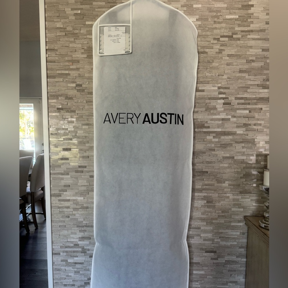 Avery Austin Tulle A-Line Dress With Sequin Lace Bodice - Picture 3 of 8